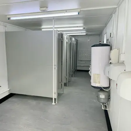 32 x 10 ft | 6+1 Toilet Block | Anti-Vandal | Portable Toilet Block - Image 5